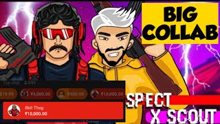 Thug 10000RS Super chat to SCOUT for Dr. Disrespect welcome || Scout dr. Disrespect Collab || Scout