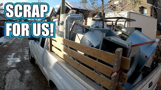 Dumpster Diving - Saved Some Scrap For Us!