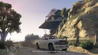 GTA V - Michael's second  mission - Destroy the mountain house with Franklin | PS4Playground |