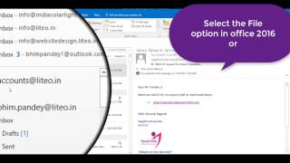 How to setup your email in Outlook. Outlook mail configuration procedure, Setup emails in MS Office