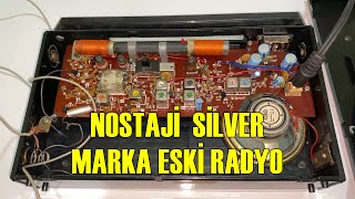 NOSTAJİ  SİLVER MARKA ESKİ RADYO