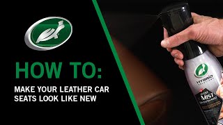 How To Make Your Leather Car Seats Look Like New