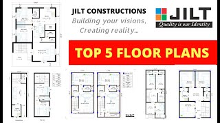 Top 5 Floor Plans - Which definitely helps you in planing your dream house | Best house plans 2020