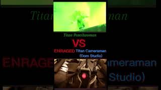 Enraged Titan Cameraman Vs Titan Pencilwoman