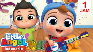 Belajar Bermain Alat Msuik🎵 | Little Angel Bahasa Indonesia | Kartun dan Lagu Anak