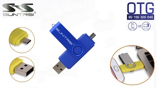 OTG и USB 2.0 Флешка Suntrsi 16GB для компьютера и телефона