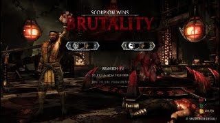 Mortal Kombat XL Liu Kang(King_Kaos217) Vs Scorpion(Me)