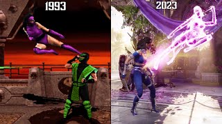 Mileena "Tele-Kick" Evolution - Mortal Kombat 2-12 (1993-2023) 4K