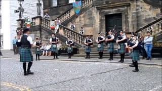 West Lothian Schools Pipe Band Linlithgow Marches 2013