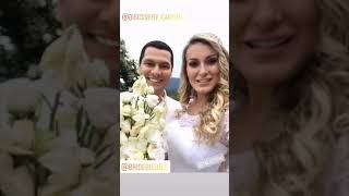 Andressa Urach se casa com Thiago Lopes em cerimônia intimista