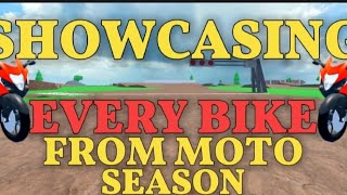 showcasing every bike from the motorcycle season