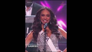 Filipino- American Miss USA R'Bonney Gabriel was crowned Miss Universe 2022  #MissUniverse2022