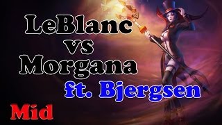 Bjergsen - LeBlanc vs Morgana (Apexyy) - Mid - Challenger I