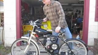 Gas engine bicycle