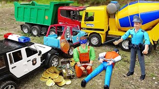 Police Cars Jeep Truck with Bruder Toys Vehicles | Kudo Kids Toys