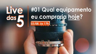 Live das 5 #01 - Guia para iniciantes na fotografia: Qual equipamento eu compraria? | OMICRON FOTO