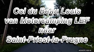 Col du Beau Louis van Motorcamping LEF naar Saint-Priest-la-Prugne Honda CRF 1000 ATAS