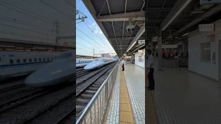 Passing Bullet Train At 300km per hour Shinkansen #shorts