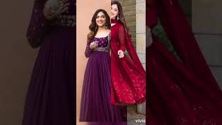 Awesome party wear anarkali suit design #function wearsuit #trending #anarkalisuits #shortsyoutube