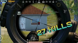 PUBG MOBILE 4V4 GAMEPLAY / 27 KILLS / LAST GUY GOT OWNED