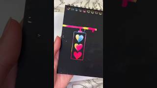 Magical Drawing Book🖍 | Heart Drawing Tutorial #art #drawing #shorts #short #love #cute #easy #viral