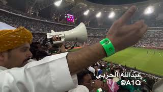 الهدف الاول وطرب 60 الف شخص ( لـسعودي جينا - ياربي يا والي والسعودي غالي ) #السعودية_استراليا