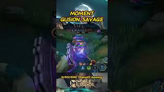 GUSION SAVAGE #mlbb #mobilelegends #video #shortvideo #viral #gusiongameplay #gusionhighlights