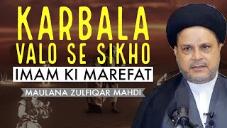 Karbala Valo Se Sikho Imam (as) Ki Marefat | Maulana Zulfiqar Mahdi