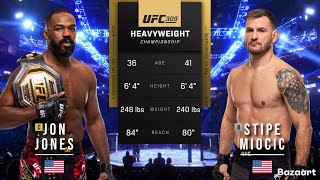 JON JONES VS STIPE MIOCIC FULL FIGHT UFC 309