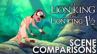 The Lion King (1994) and The Lion King 1½ (2004) - scene comparisons