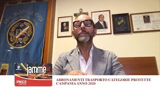 CAMPAGNA ABBONAMENTI TRASPORTO CATEGORIE PROTETTE CAMPANIA ANNO 2020