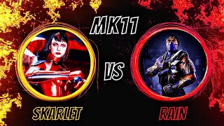 Mortal Kombat 11 Klassic Skarlet Vs Klassic Rain - WHO WILL WIN?