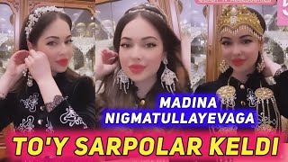 MADINA NIGMATULLAYEVAGA TO'Y SARPOLAR KELDI