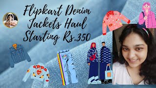 | Flipkart Denim Jackets Haul | Online Denim Jackets Haul | Affordable Jackets Starting Rs.350 |