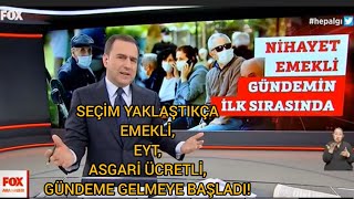 Fox tv canlı eyt,emekliye zam, asgari ücret, sözde müjde...