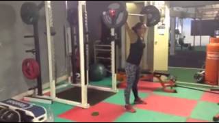 Nic's overhead Squat PB at 47.5kg