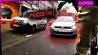 ELLE TENTE DE M'ECRASER ! ROAD RAGE   Zapping du mépris  à Liège