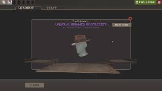 Unboxing New TF2 Update Unusual (Unusual Brimmed Bootlegger)