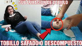 ‼️TOBILLO SAFADO (SUB LUXACION DE TOBILLO) COMO CORREGIR / AJUSTES QUIROPRÁCTICOS