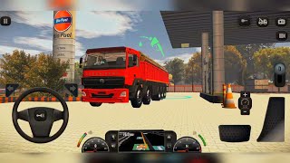 Bharat Benz Transport Game - 12 Wheel Bharat Benz Truck Driving । Bharat 12 Wheeler Tipper Truck