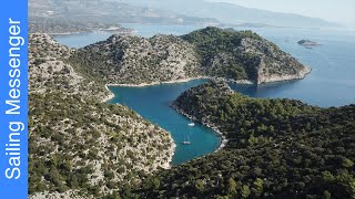 Sailing South Turkey.. beautiful anchorages #Ep.40 - Sailing Messenger