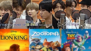 (BTS full dubbing part)Toy Story, Lion King, Zootopia RUN BTS! 2020 EP.109