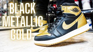 EARLY REVIEW! JORDAN 1 BLACK METALLIC GOLD