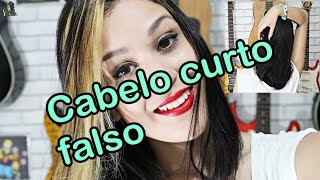 Como fazer cabelo curto falso