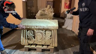 Scavi illegali a Città della Pieve, sequestrati reperti archeologici etruschi