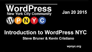 Inroduction to WordPress NYC