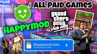 Happymod App | All Paid Games | @bro999gamerz