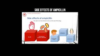 Side effects of ampicillin #pharmacology #ampicillin #sideeffects #antibiotics