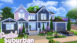 Pastel Suburban Home | Sims 4 Speed Build