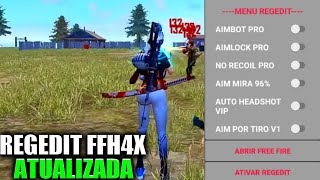 NOVO APK REGEDIT FFH4X COM AIMLOCK E AIM ASSIST PRO